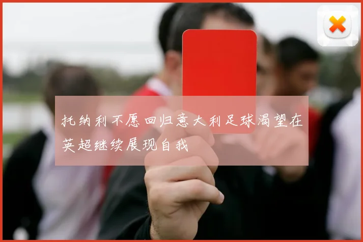 托纳利不愿回归意大利足球渴望在英超继续展现自我
